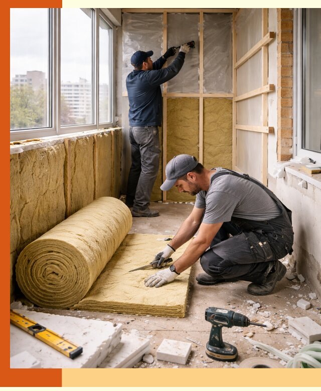 Утепление балкона под ключ в Жигулёвске качественно и быстро